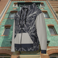 Gray Art Nouveau Zip Hoodie – Belle Époque
