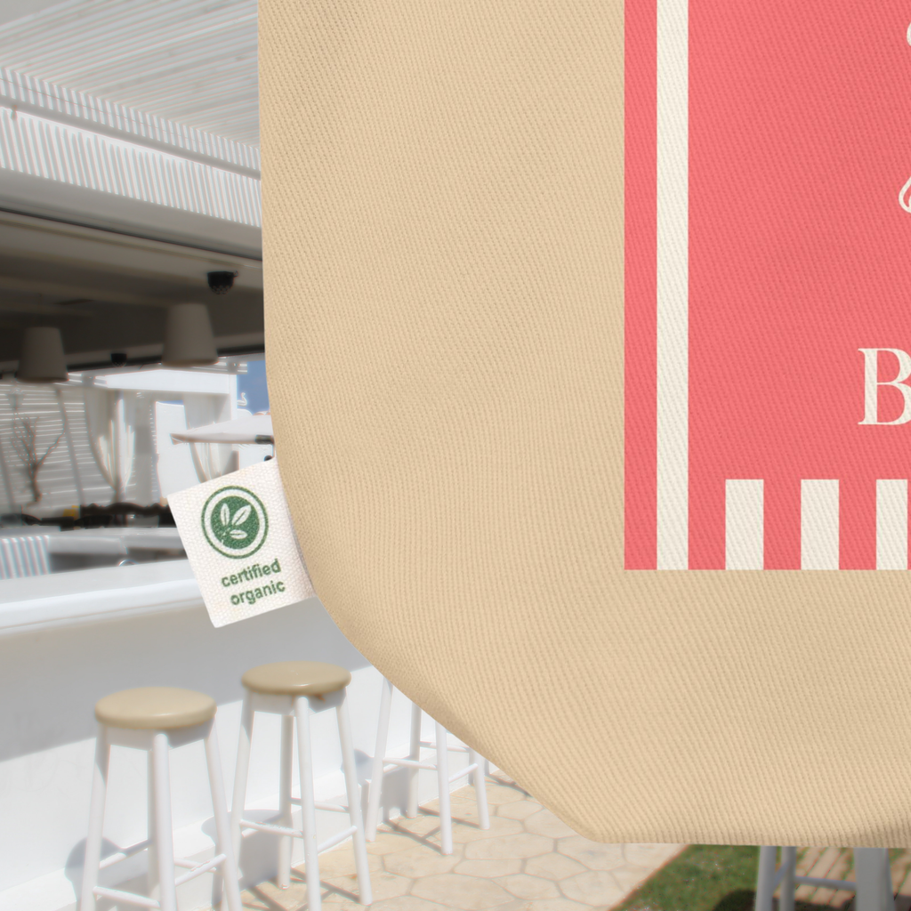 Mallorca Beach Club Organic Cotton Tote Bag