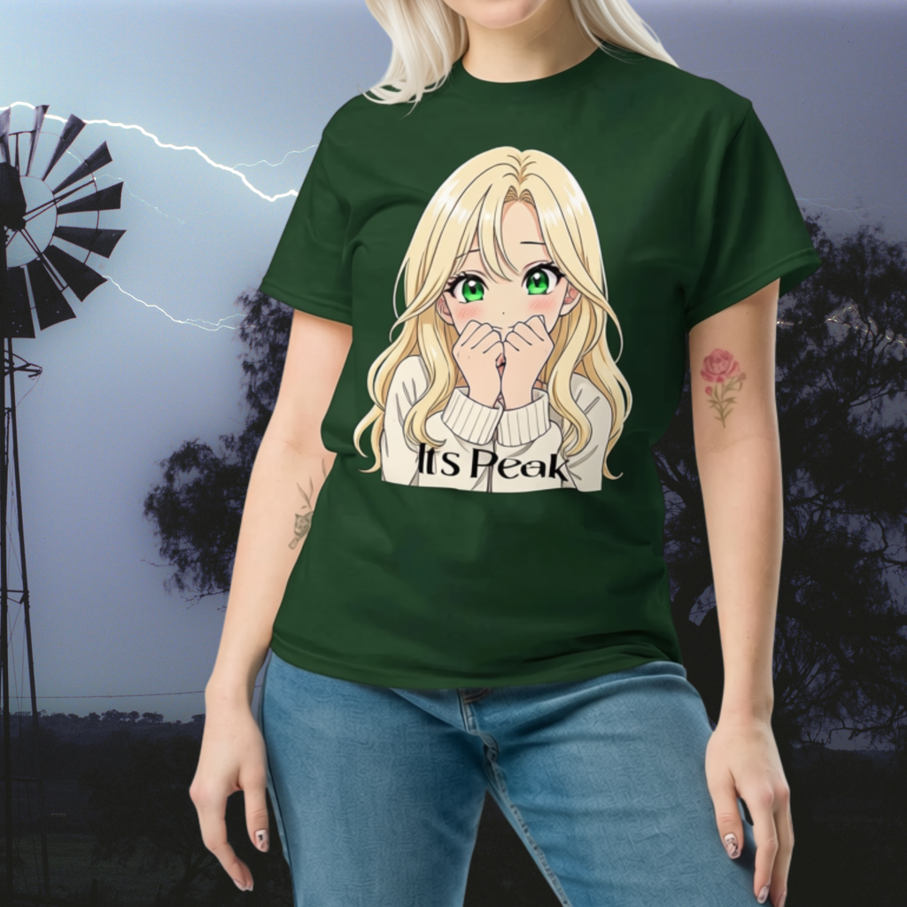 It’s Peak T-Shirt – Dracæna Girl Green Eyes Tee