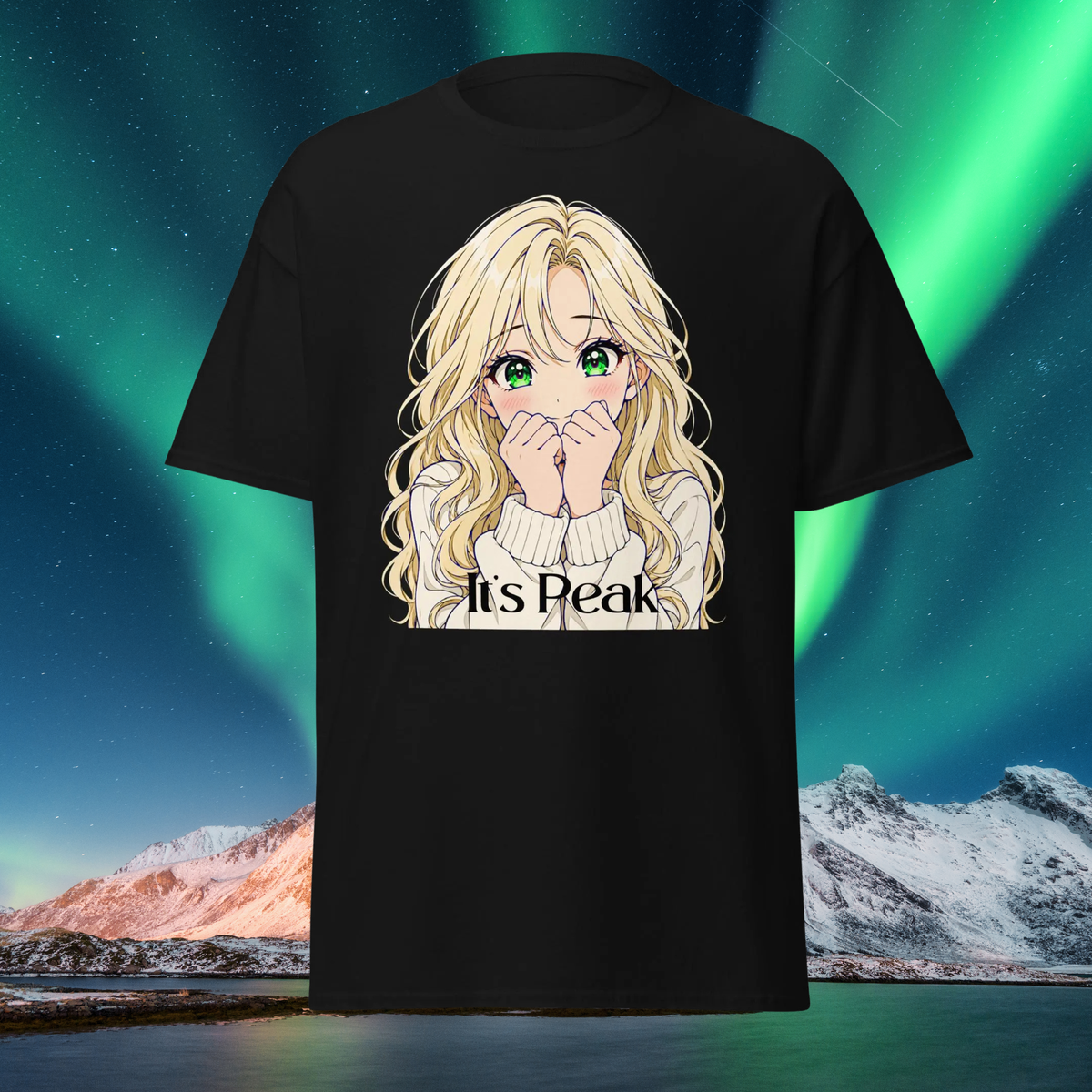 It’s Peak T-Shirt – Dracæna Girl Green Eyes Tee