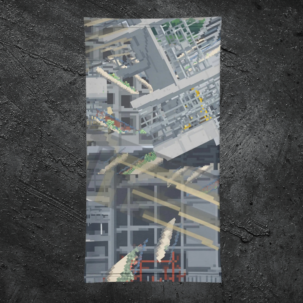 Urban Concrete 1 – Geometric Neck Gaiter