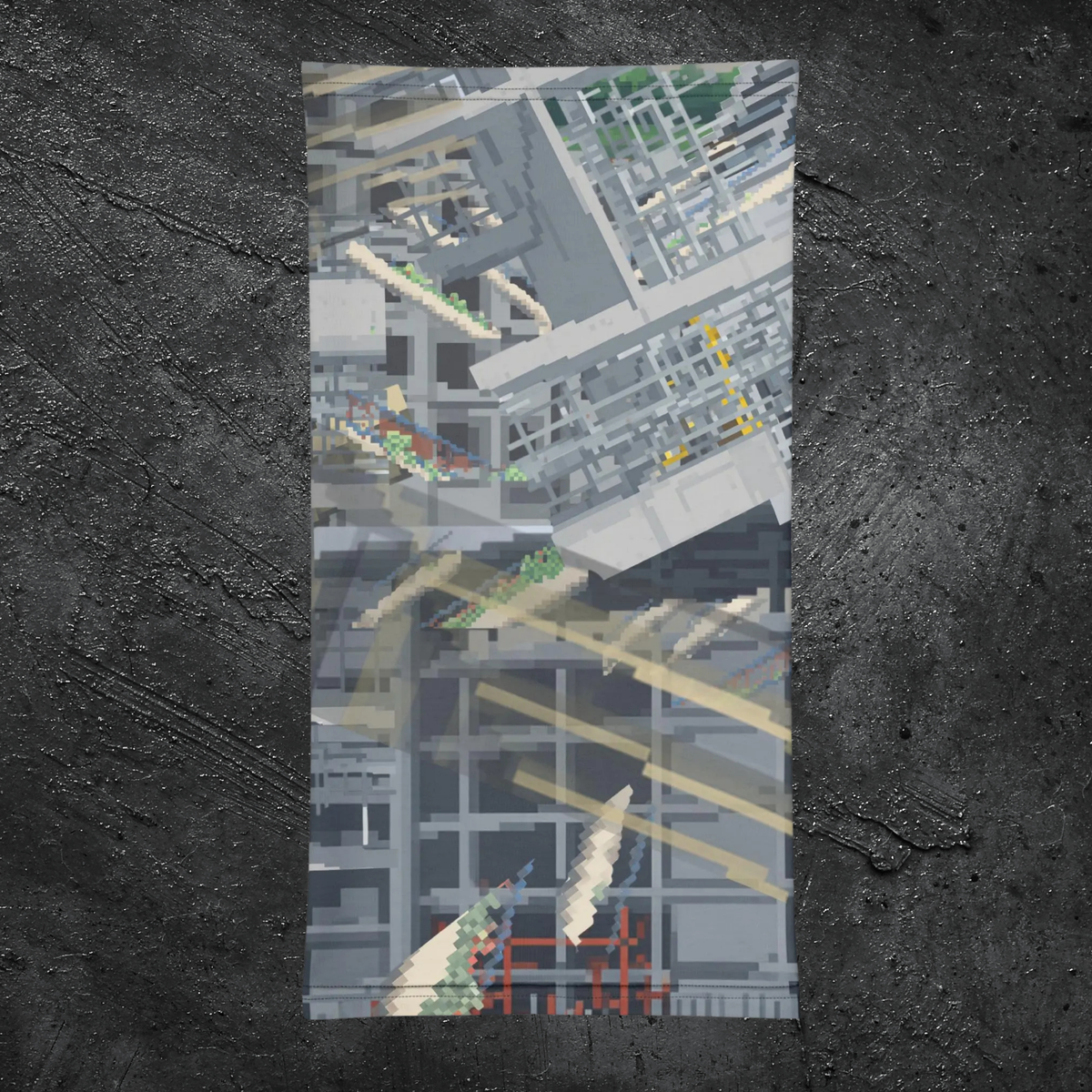 Urban Concrete 1 – Geometric Neck Gaiter