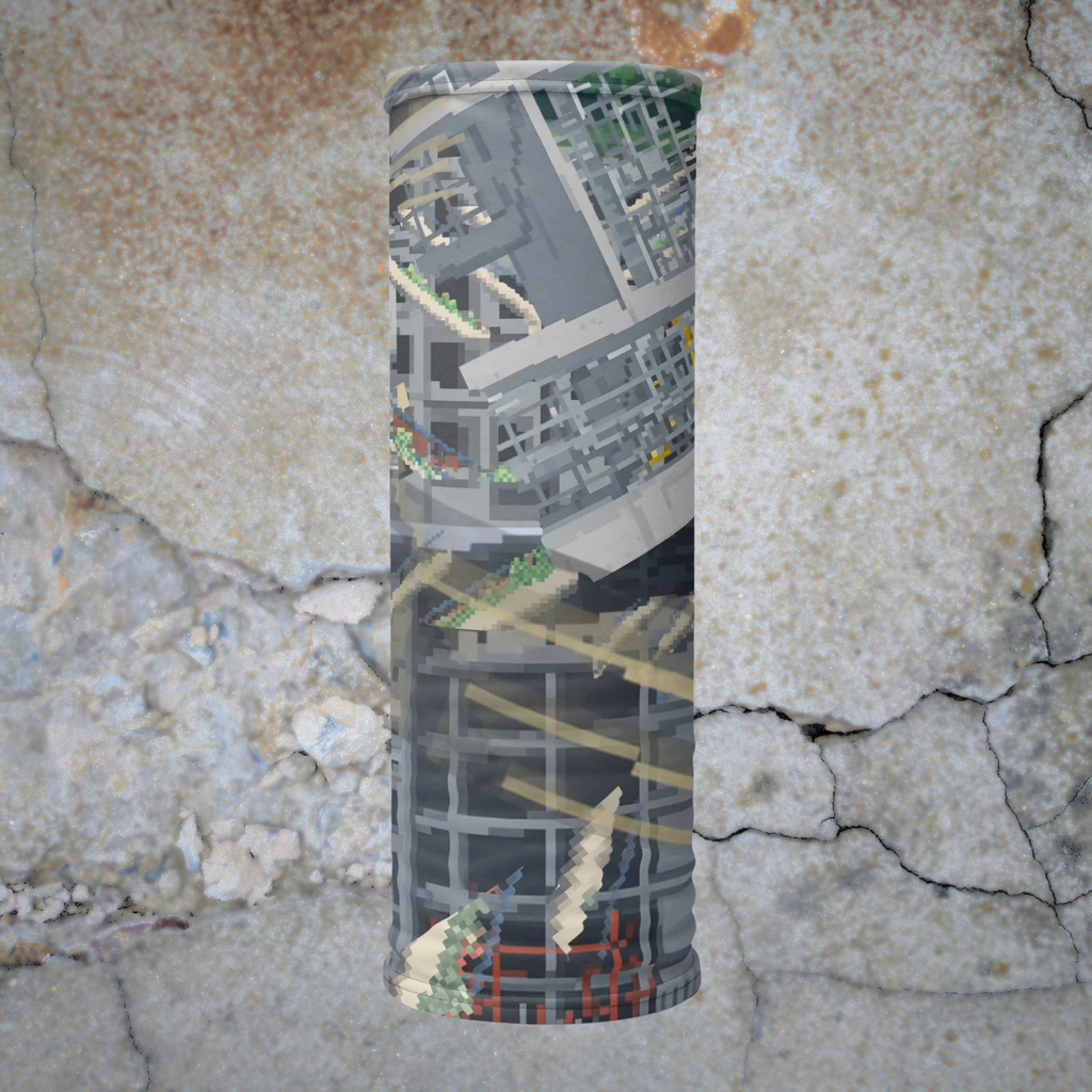 Urban Concrete 1 – Geometric Neck Gaiter