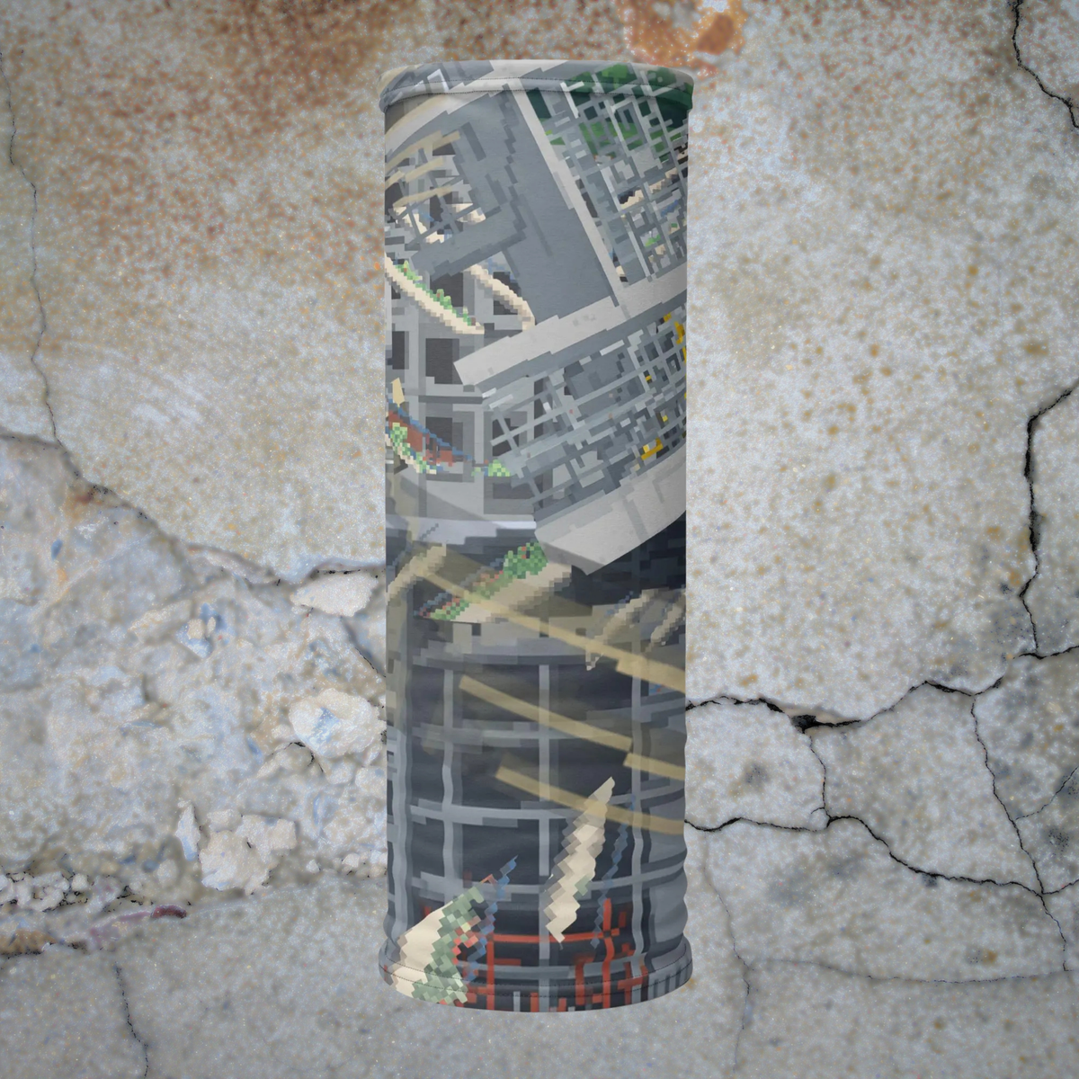 Urban Concrete 1 – Geometric Neck Gaiter