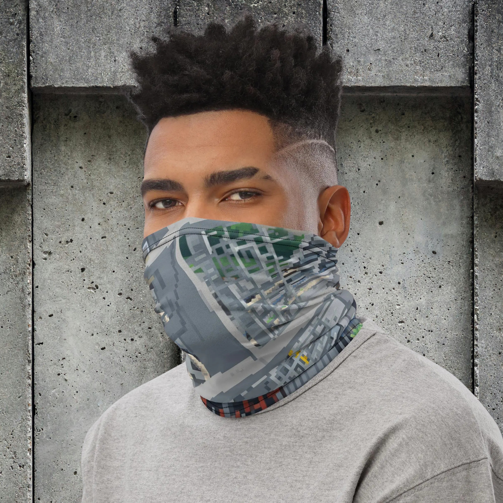 Urban Concrete 1 – Geometric Neck Gaiter