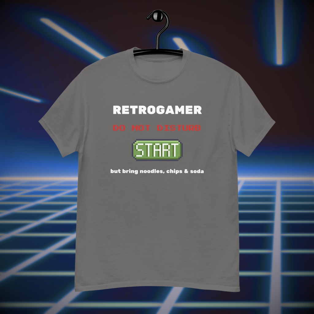 Retrogamer T-Shirt – Funny Retro Gaming Tee