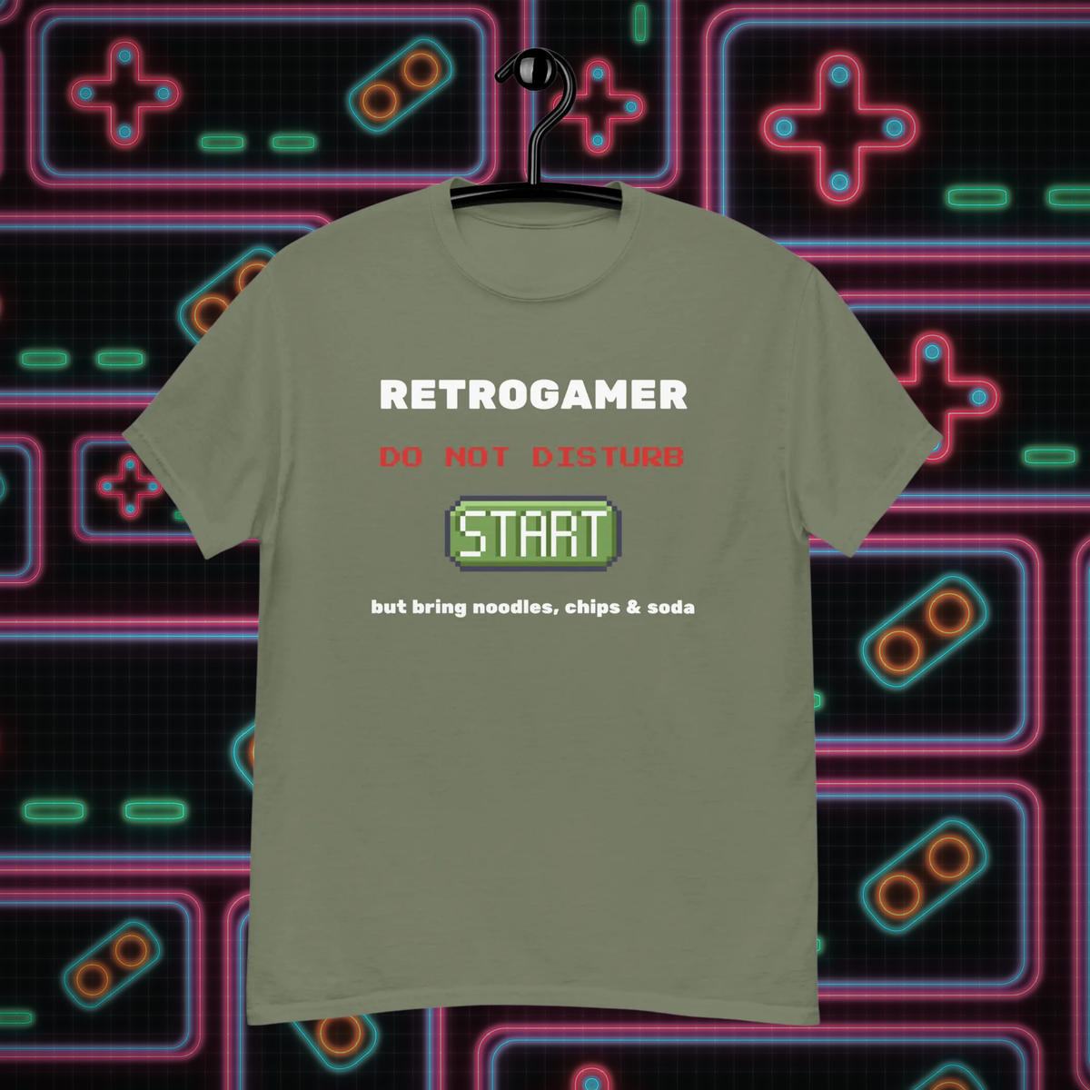 Retrogamer T-Shirt – Funny Retro Gaming Tee