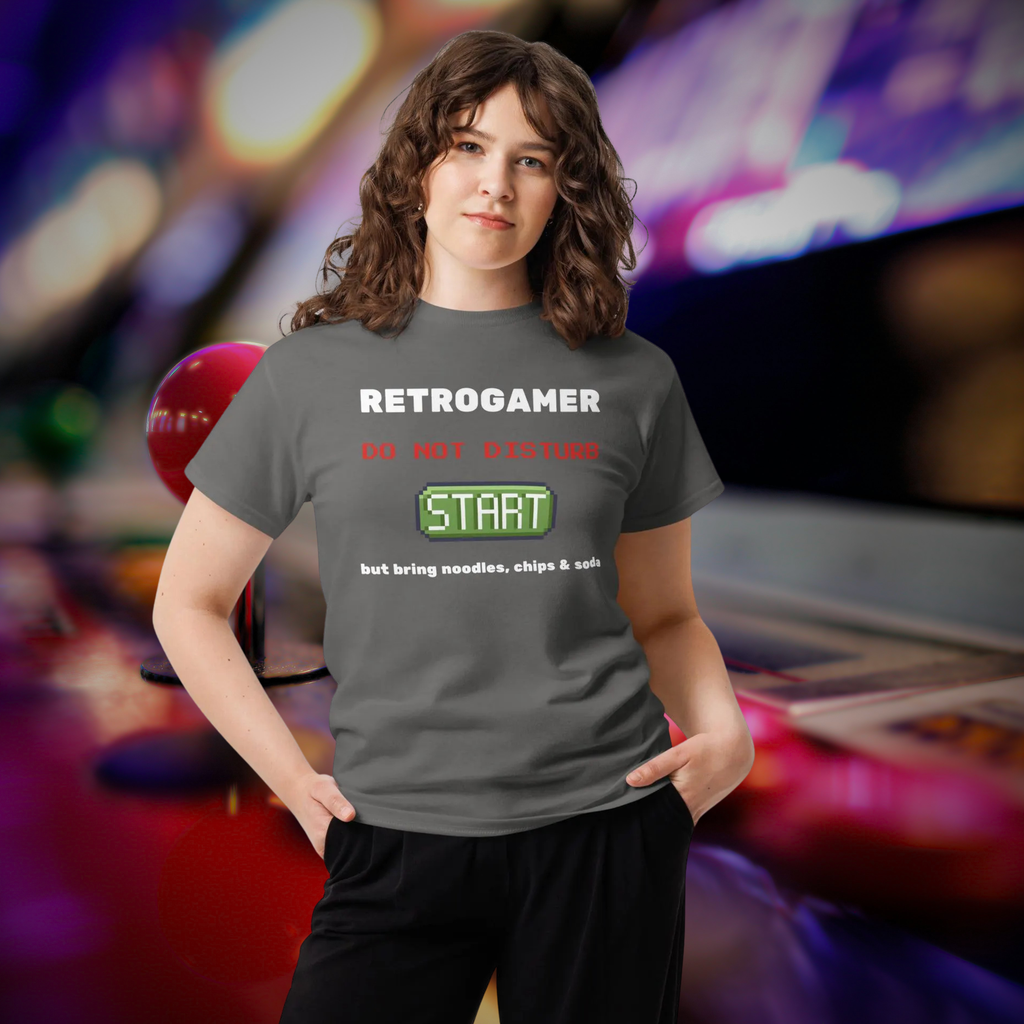 Retrogamer T-Shirt – Funny Retro Gaming Tee